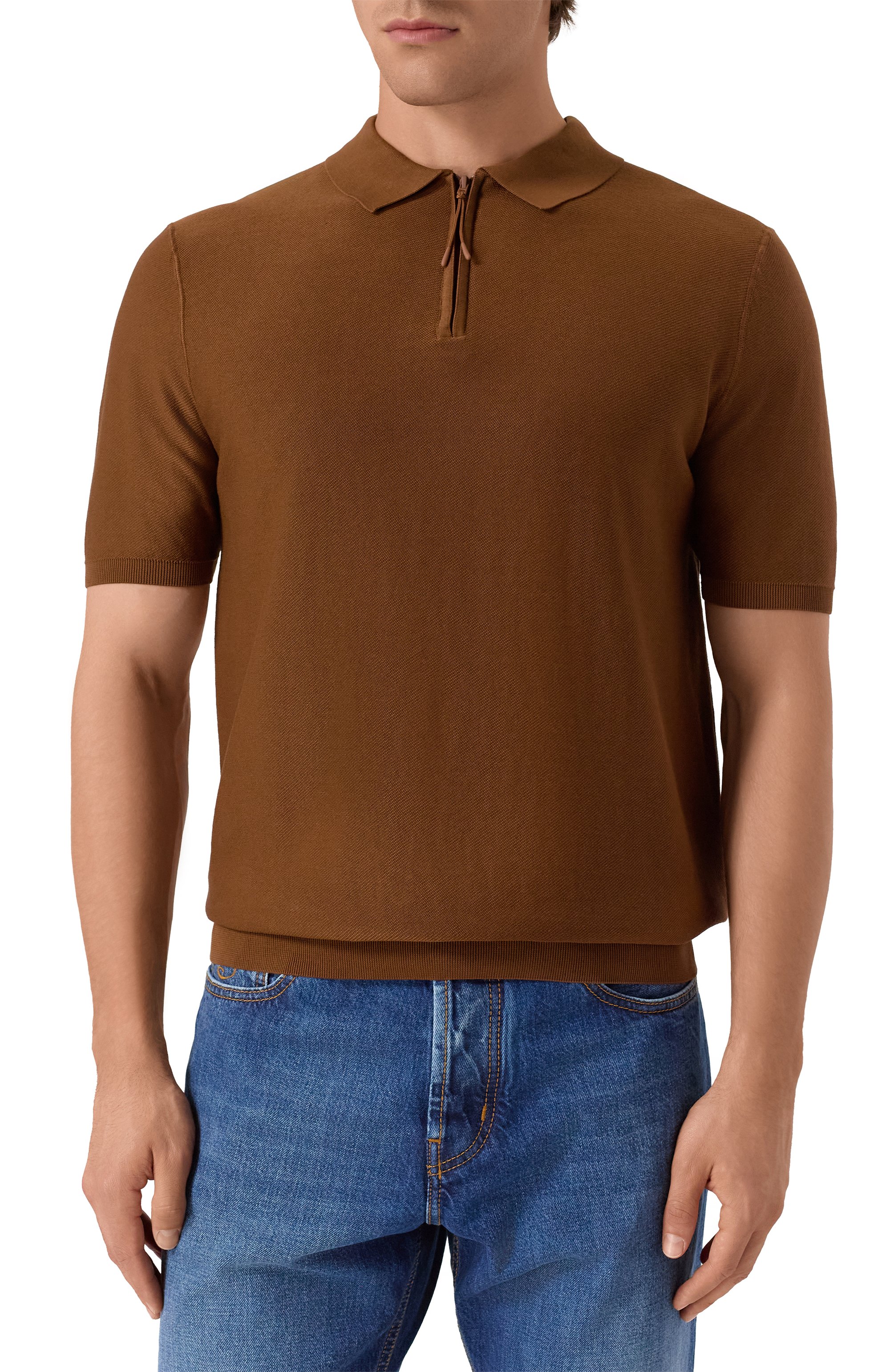 Хлопковое поло BOSS, арт. 50543149, фото 3