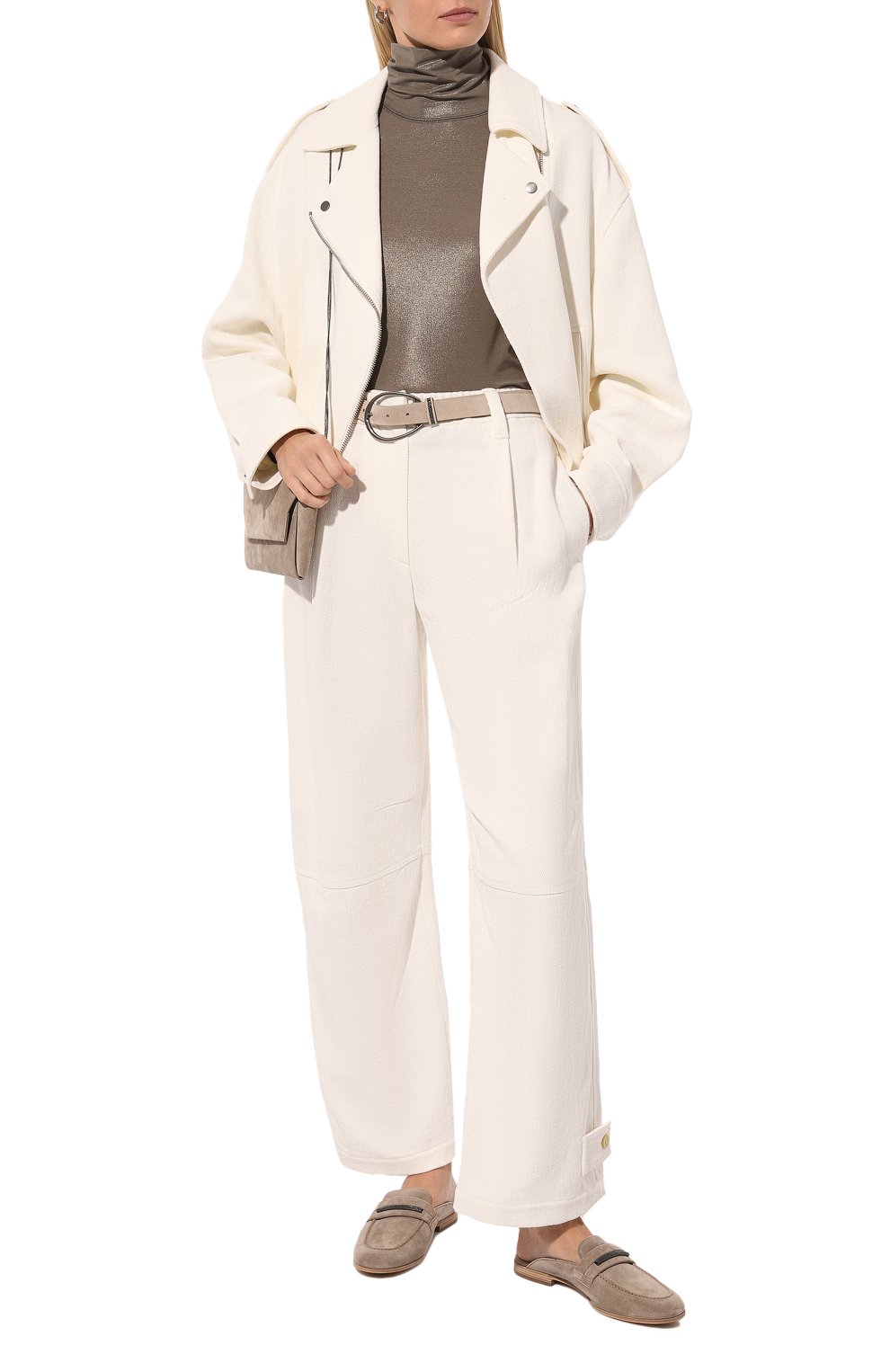 Водолазка из хлопка и вискозы BRUNELLO CUCINELLI, арт. MG922EF214, фото 2