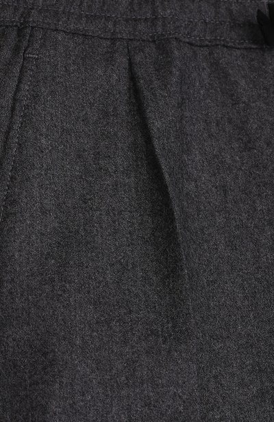 Брюки из шерсти и кашемира на кулиске GUCCI серого цвета по цене 39950 руб., арт. 475451/XBB59, фото 3 Брюки из шерсти и кашемира на кулиске GUCCI, арт. 475451/XBB59, фото 3