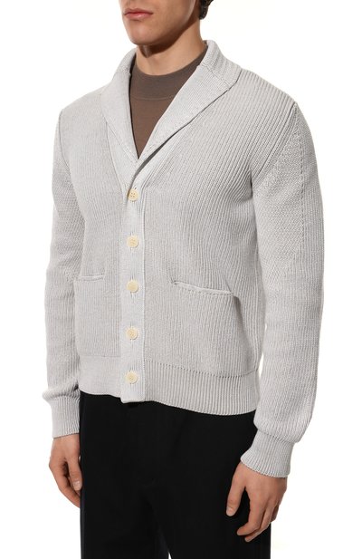 Кардиган из хлопка и шелка ZEGNA, арт. UZD82/155, фото 3