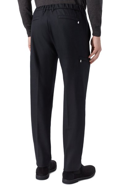 Шерстяные брюки MARCO PESCAROLO черного цвета по цене 72050 руб., арт. METIS/5215, фото 4 Шерстяные брюки MARCO PESCAROLO, арт. METIS/5215, фото 4