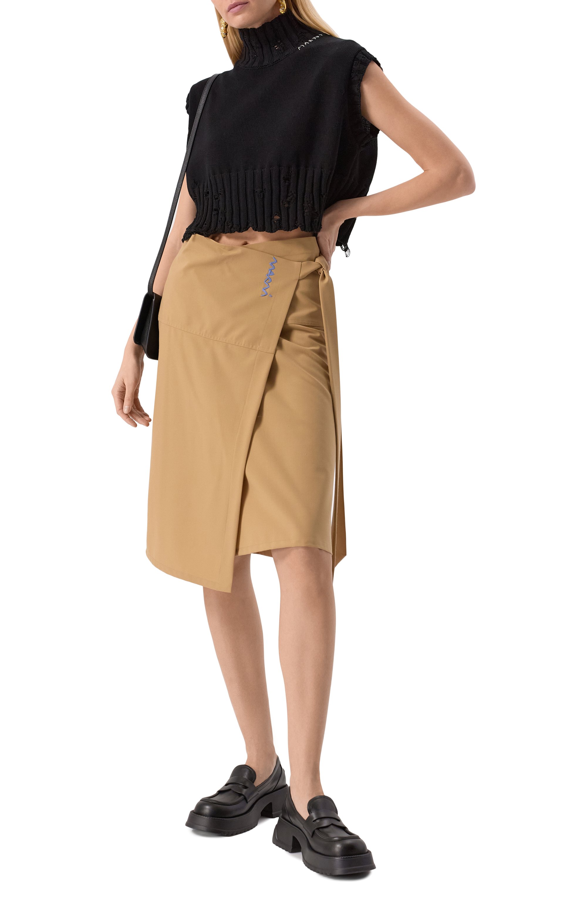 Кожаные пенни-лоферы MARNI, арт. M0MS005104/P6453, фото 2