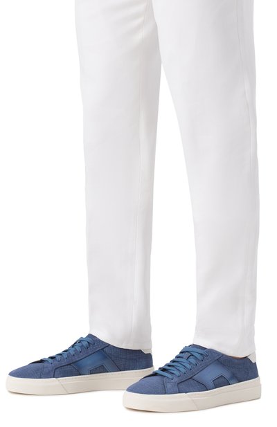 Замшевые кеды gloria SANTONI, арт. MBGG21964PNNCFCT, фото 3