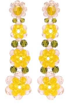 Серьги из бусин в виде цветов SIMONE ROCHA, арт. ERG49L/0906, фото 1