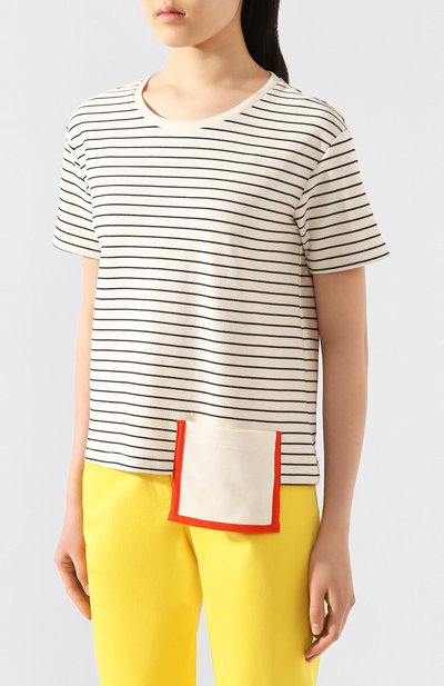 Хлопковая футболка ERIKA CAVALLINI, арт. S0/P/P0SF05, фото 3