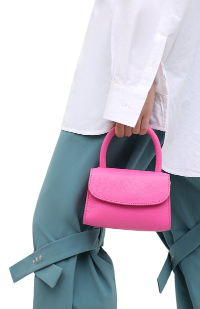 Сумка mini BY FAR розового цвета по цене 55150 руб., арт. 20PFMINAHTPGRLSMA, фото 2 Сумка mini BY FAR, арт. 20PFMINAHTPGRLSMA, фото 2