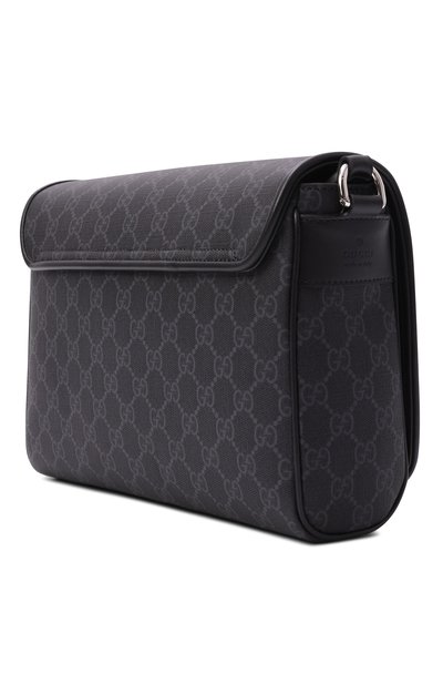 Сумка gg supreme medium GUCCI черного цвета по цене 234500 руб., арт. 792124/FADJA, фото 3 Сумка gg supreme medium GUCCI, арт. 792124/FADJA, фото 3