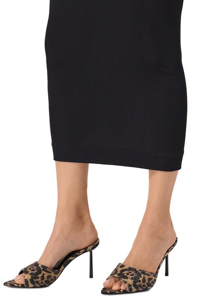 Текстильные мюли bella 80 LE SILLA, арт. 6624D080BXPPSAT/, фото 3