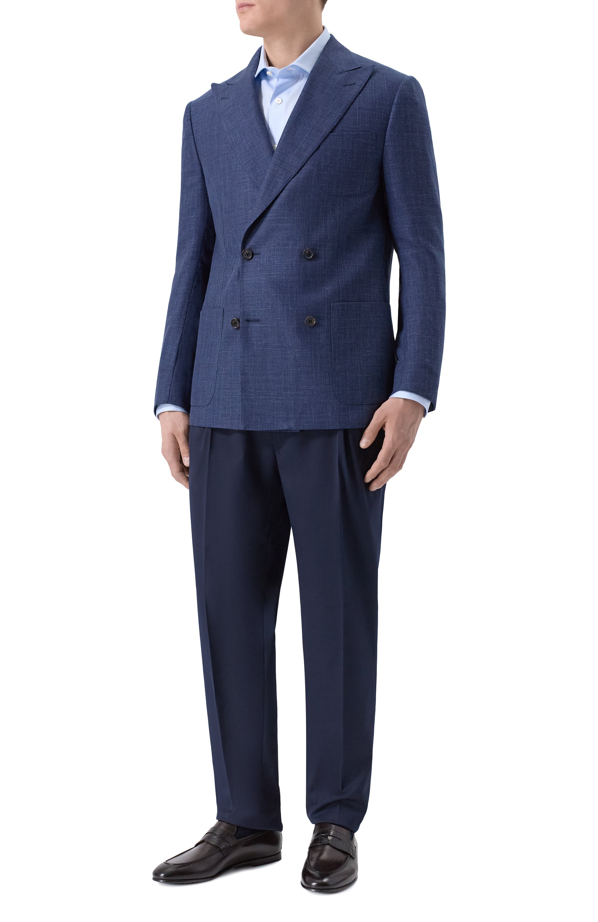 Кожаные пенни-лоферы BARRETT, арт. 261U014.4/BETIS CREAM, фото 2