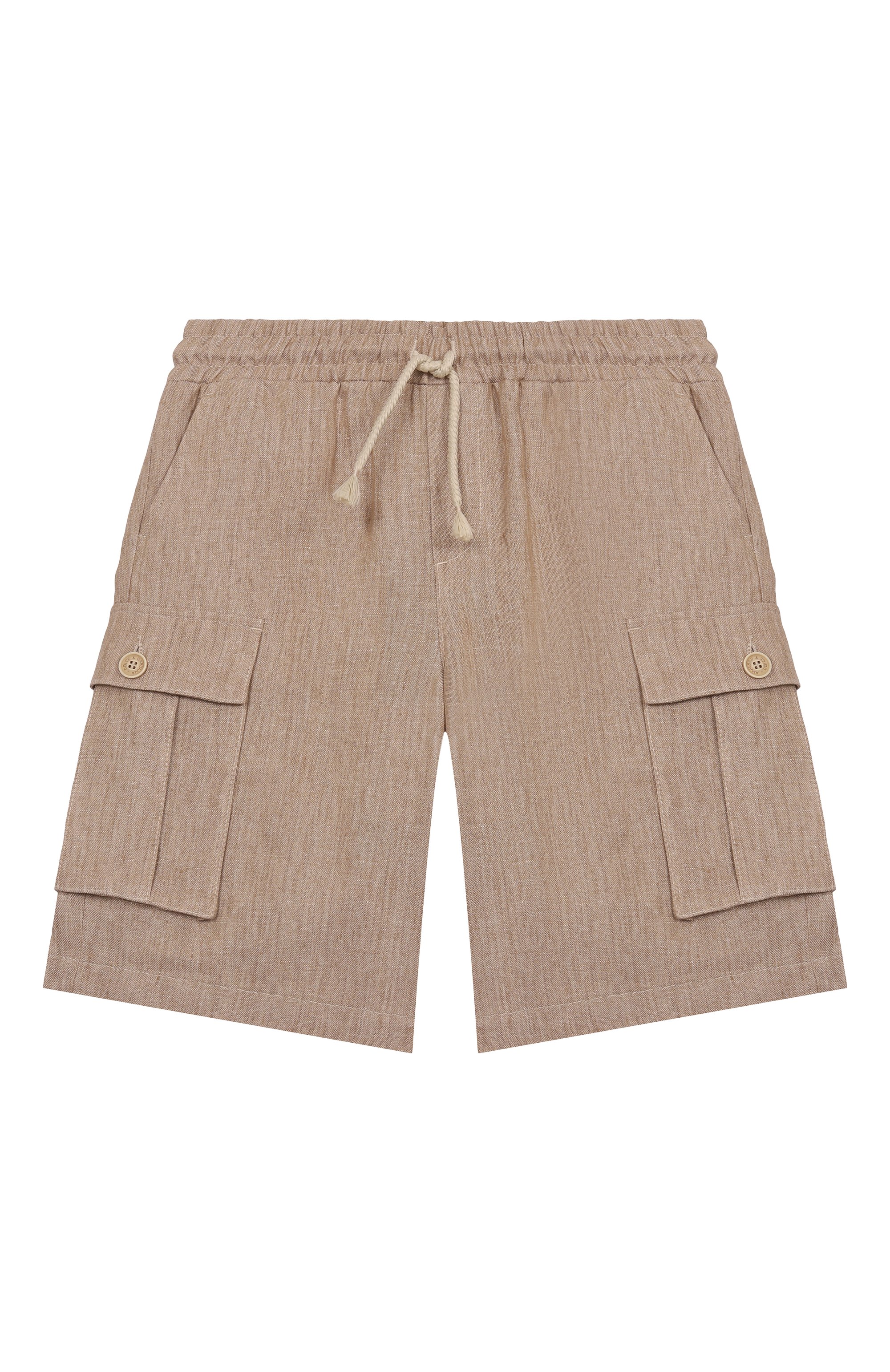 Льняные шорты-карго DOLCE & GABBANA, арт. L43Q64/FU4L0/8-14, фото 1