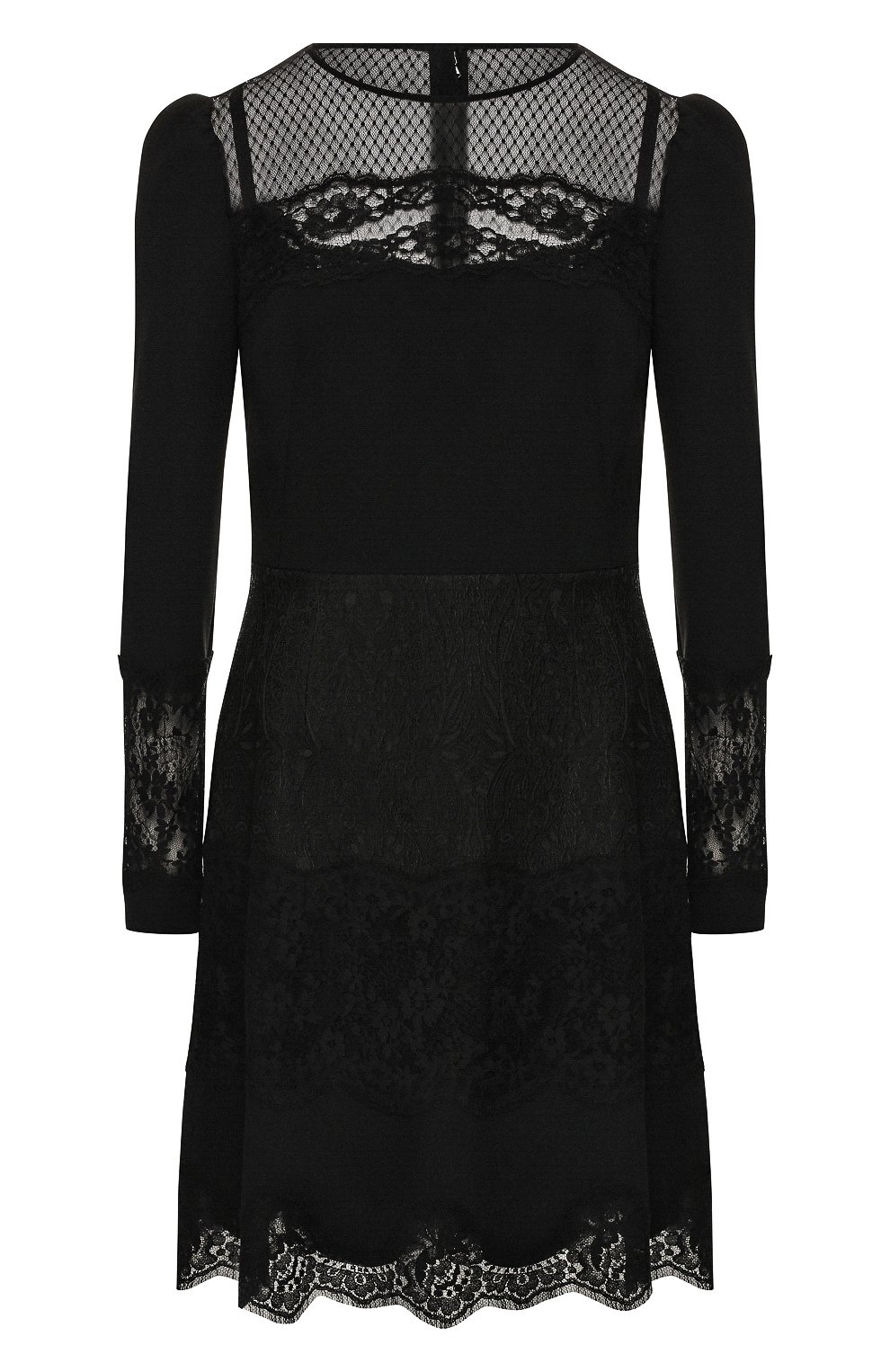 Приталенное платье DOLCE & GABBANA черного цвета по цене 254000 руб., арт. F6C2ST/FURDV, фото 1 Приталенное платье DOLCE & GABBANA, арт. F6C2ST/FURDV, фото 1