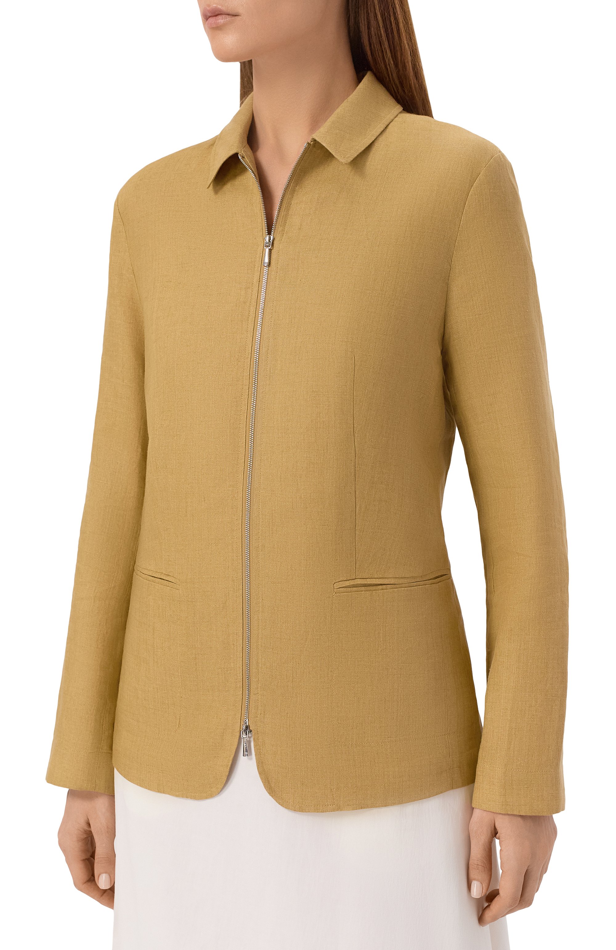 Льняной жакет 12 STOREEZ, арт. 137558, фото 3