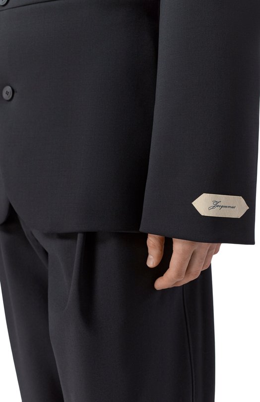 Однобортный пиджак Jacquemus 26EJAM00095/AW00733 Чёрный  26EJAM00095/AW00733 Фото 5