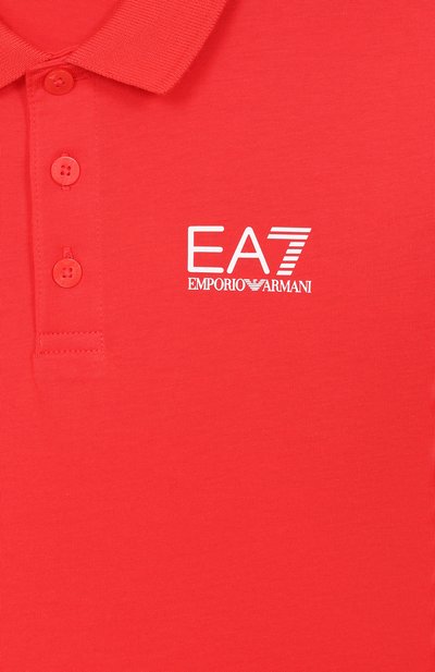 Хлопковое поло EA7, арт. 7B000022/AF10378, фото 3