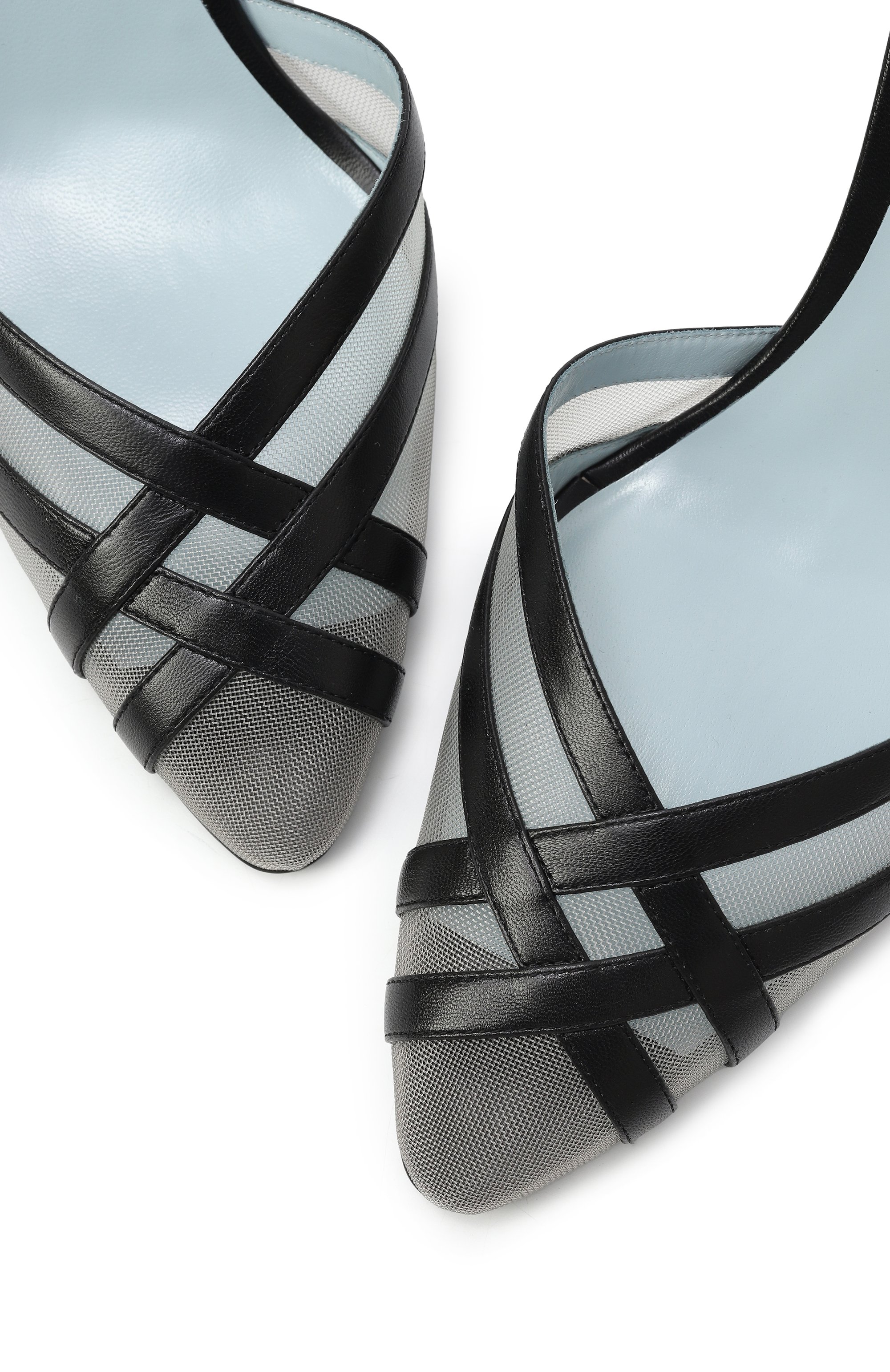 Комбинированные туфли impudance 90 VALENTINO черного цвета по цене 108000 руб., арт. 6W0S0LT6/PDY, фото 7 Комбинированные туфли impudance 90 VALENTINO, арт. 6W0S0LT6/PDY, фото 7