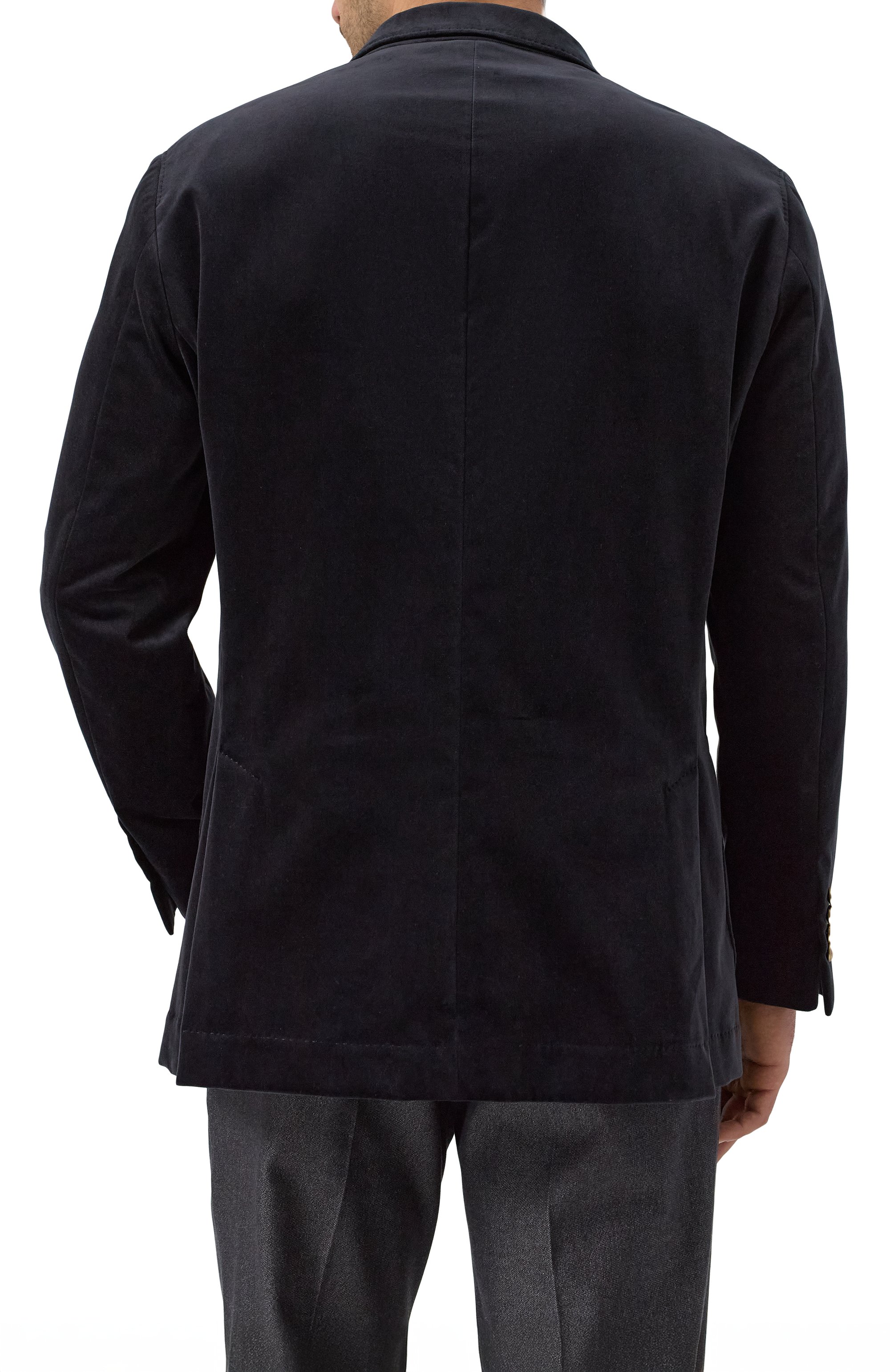 Бархатный пиджак BRUNELLO CUCINELLI, арт. ML4797BBDE, фото 6