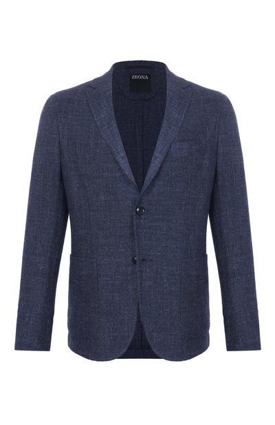 Мужской пиджак из шерсти и шелка ZEGNA, арт. 1DNMG0/949701A9