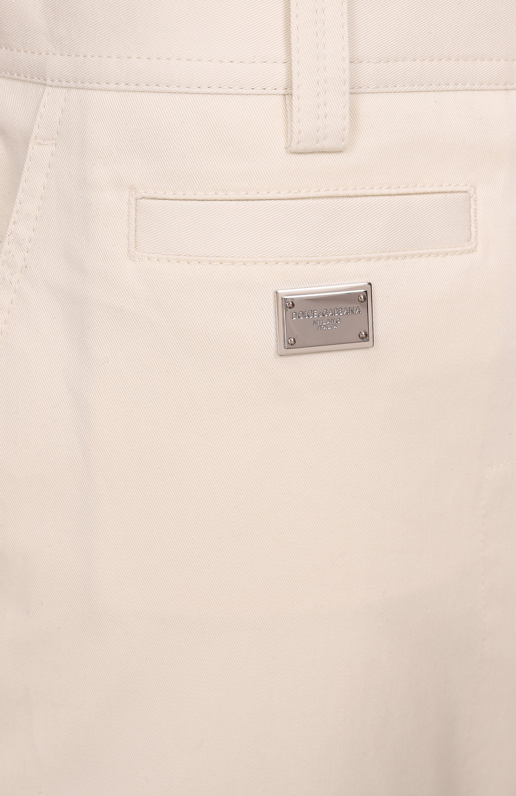 Хлопковые брюки DOLCE & GABBANA, арт. GP0RST/FUFL3, фото 6