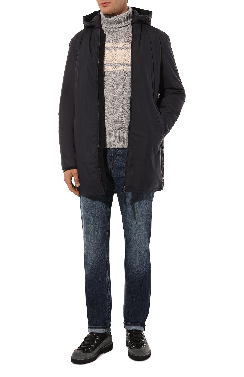 Утепленный плащ BOGNER темно-синего цвета по цене 84400 руб., арт. 38007914, фото 2 Утепленный плащ BOGNER, арт. 38007914, фото 2