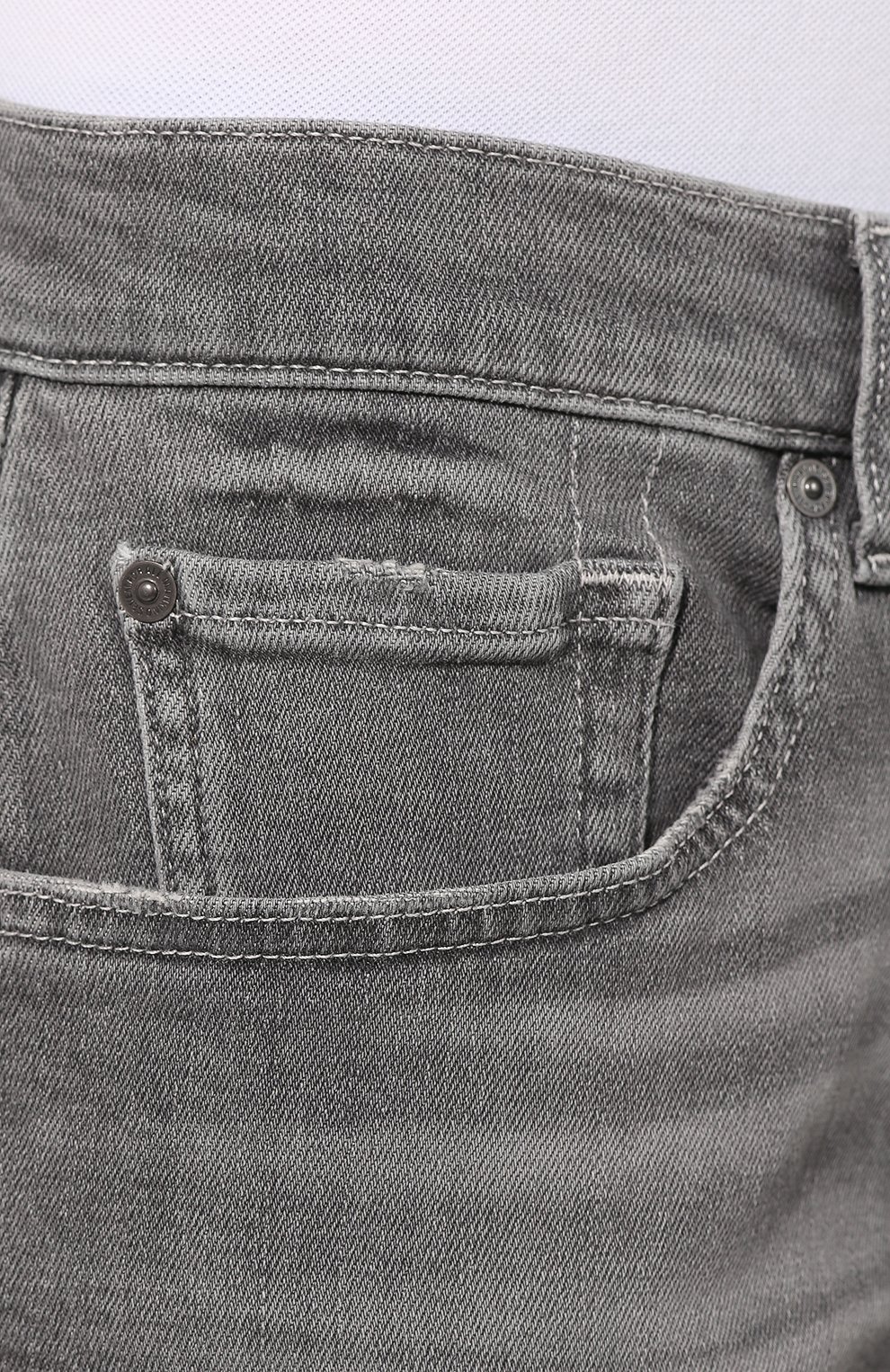 Джинсовые шорты 7 FOR ALL MANKIND, арт. JSZ2B070HG, фото 5