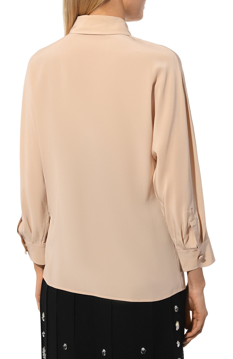 Шелковая блузка PRADA, арт. P499E-1H51-F063L-211, фото 4