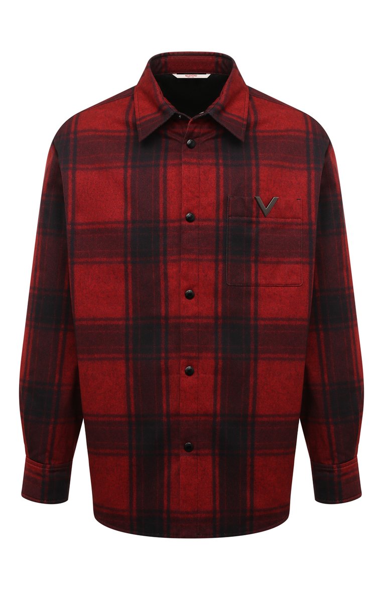 Хлопковая куртка-рубашка VALENTINO, арт. 5V3CI006A8T, фото 1