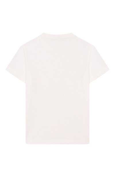 Хлопковая футболка FENDI кремового цвета по цене 26600 руб., арт. JFI411/7AJ_001, фото 2 Хлопковая футболка FENDI, арт. JFI411/7AJ_001, фото 2