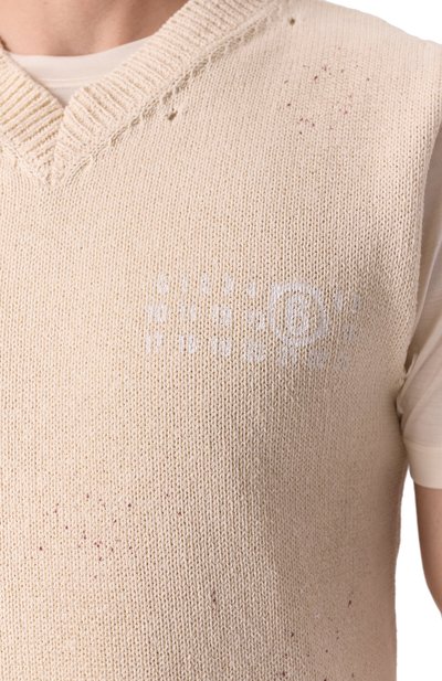 Хлопковый жилет MM6, арт. SH2FB0014/M13123, фото 5