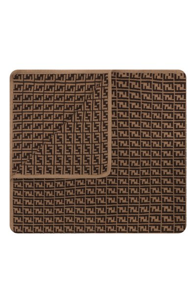 Одеяло из хлопка и кашемира FENDI, арт. BUJ166/A3TE