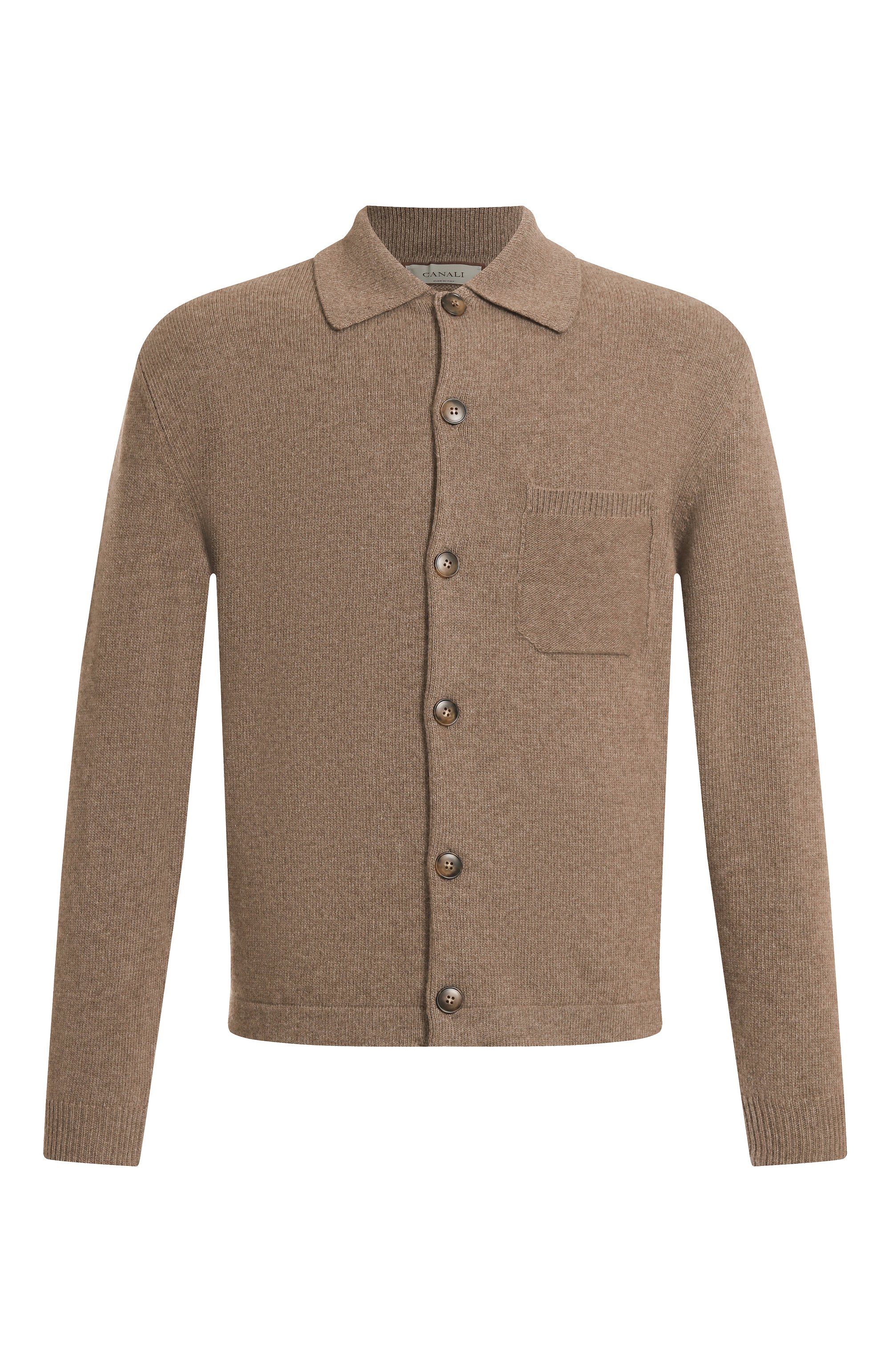 Кардиган из шерсти и кашемира CANALI бежевого цвета по цене 122500 руб., арт. C1142/MK02164, фото 1 Кардиган из шерсти и кашемира CANALI, арт. C1142/MK02164, фото 1