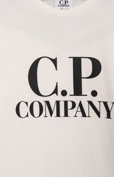Хлопковая футболка C.P. COMPANY, арт. C0M006/LAA17/10-14, фото 3