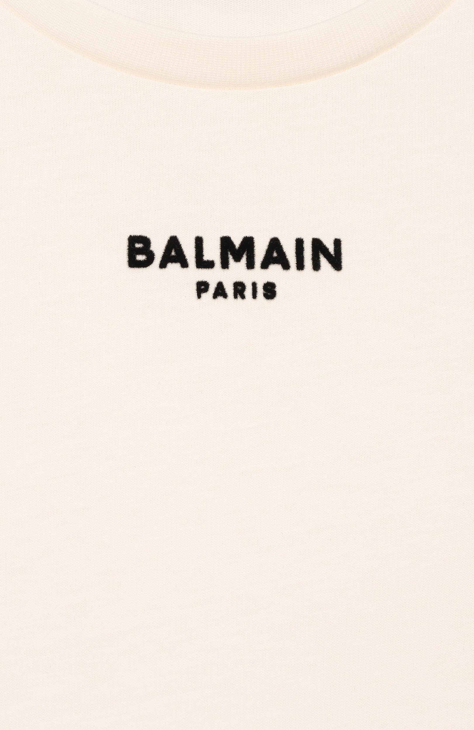 Хлопковая футболка BALMAIN, арт. BZ8I11, фото 3