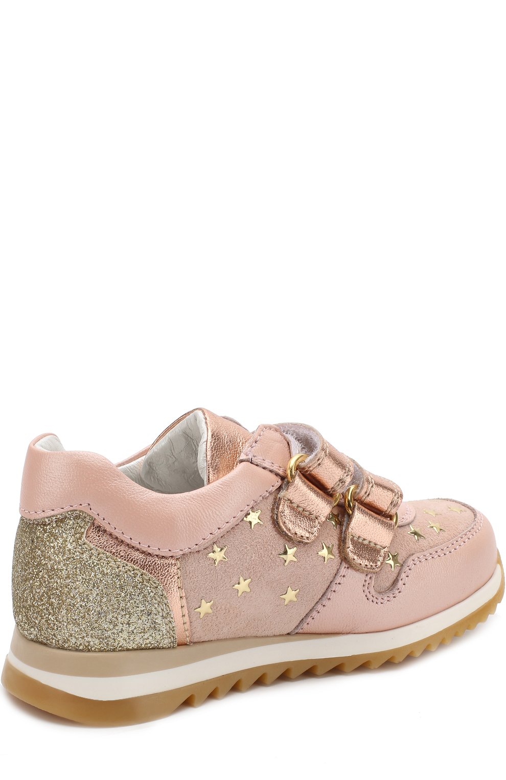 Кожаные кроссовки с замшевой отделкой и застежками велькро MISSOURI, арт. 4261/18-26, фото 3