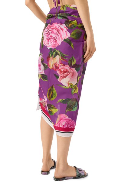 Хлопковое парео DOLCE & GABBANA, арт. 04A01J/0N040, фото 4