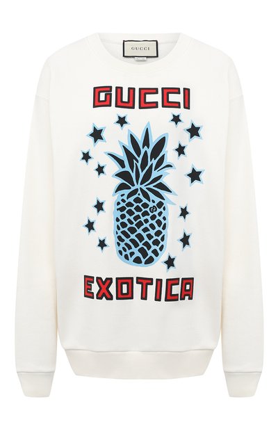 Женский хлопковый свитшот GUCCI, арт. 617964/XJCRS