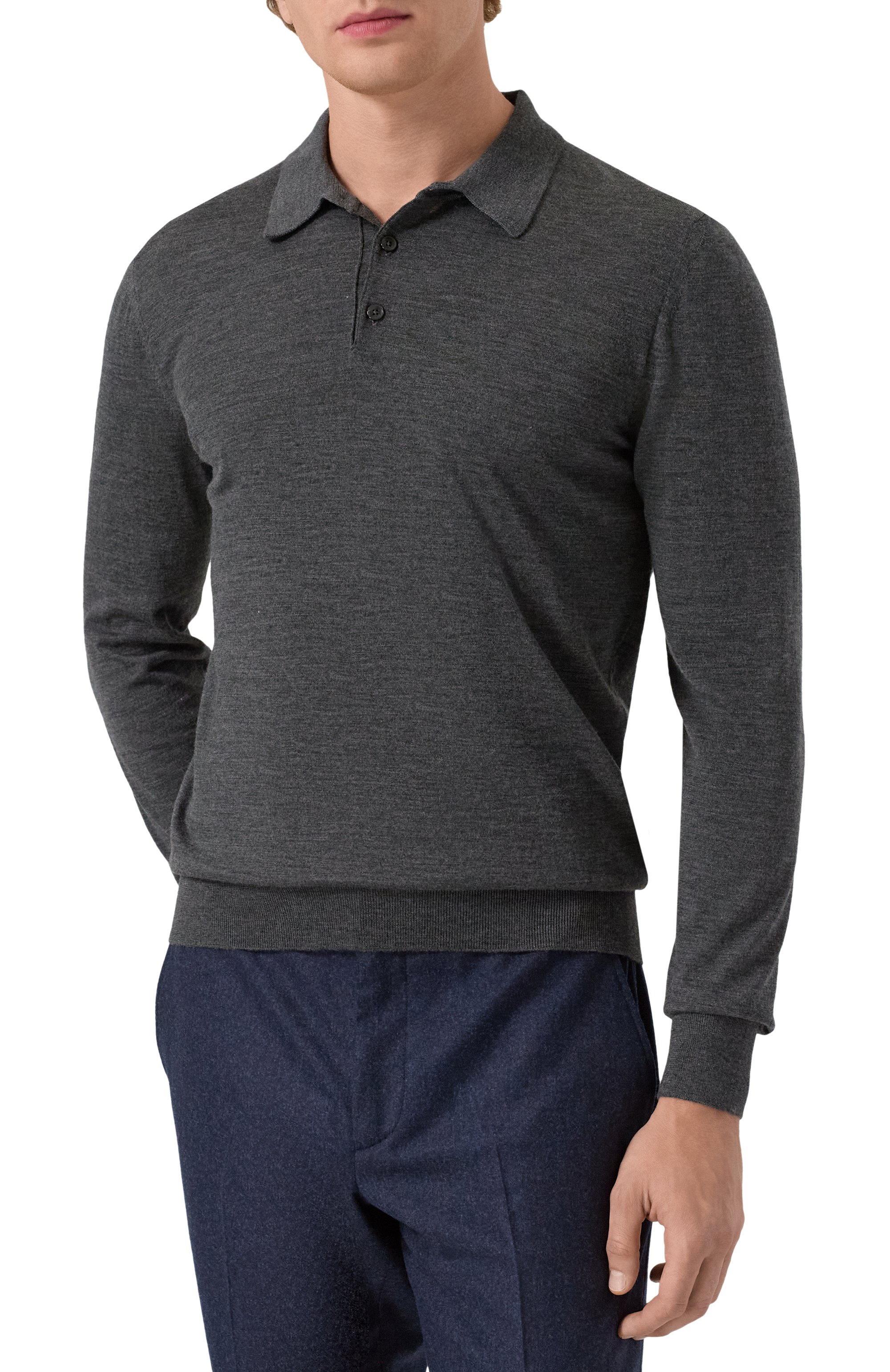 Шерстяное поло DOLCE & GABBANA, арт. GXZ25T/JCVZS, фото 3