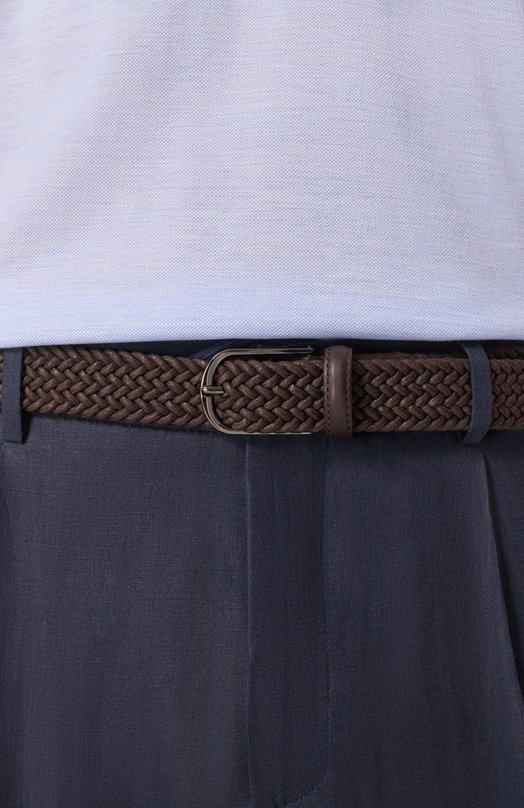 Текстильный ремень Corneliani 25V323-2520804 Коричневый  25V323-2520804 Фото 2