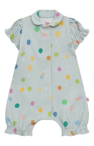 Хлопковый песочник TONY TOTS голубого цвета по цене 3890 руб., арт. RO002MIC, фото 1 Хлопковый песочник TONY TOTS, арт. RO002MIC, фото 1