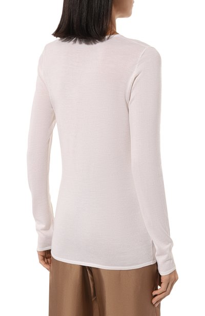 Пуловер из шерсти и шелка AGREEG молочного цвета по цене 49000 руб., арт. 14032041, фото 4 Пуловер из шерсти и шелка AGREEG, арт. 14032041, фото 4