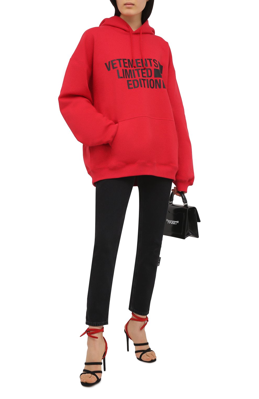 Хлопковое худи VETEMENTS, арт. UE51TR820R 1604/W, фото 2