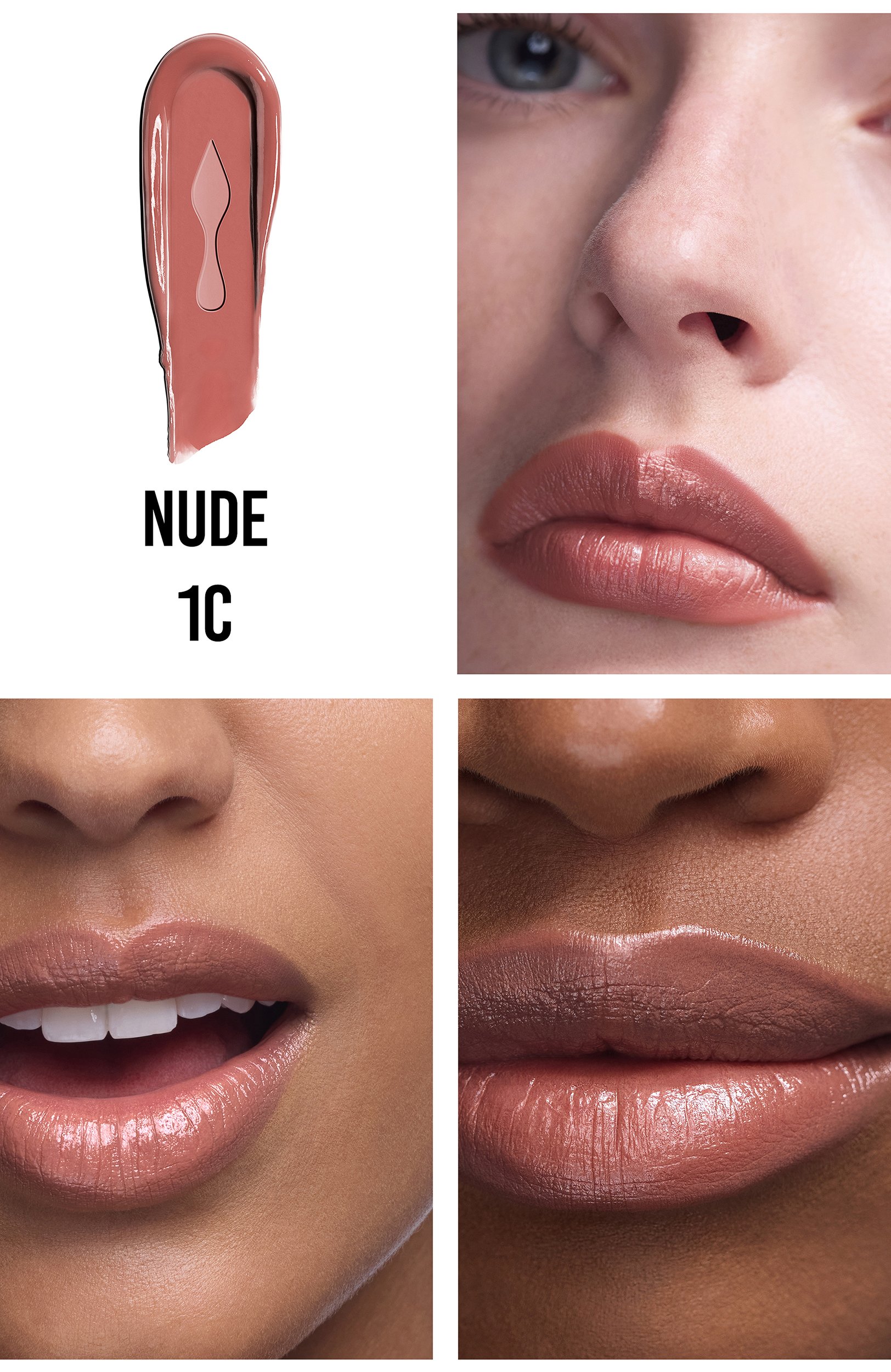 Помада-блеск для губ rouge stiletto slimstick glossy shine nude, оттенок 1c (2g) CHRISTIAN LOUBOUTIN цвета по цене 6810 руб., арт. 8435415109116, фото 3 Помада-блеск для губ rouge stiletto slimstick glossy shine nude, оттенок 1c (2g) CHRISTIAN LOUBOUTIN, арт. 8435415109116, фото 3
