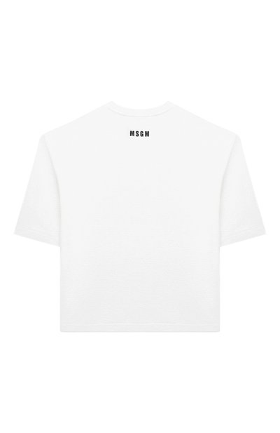 Хлопковая футболка MSGM KIDS, арт. F4MSJGTH117