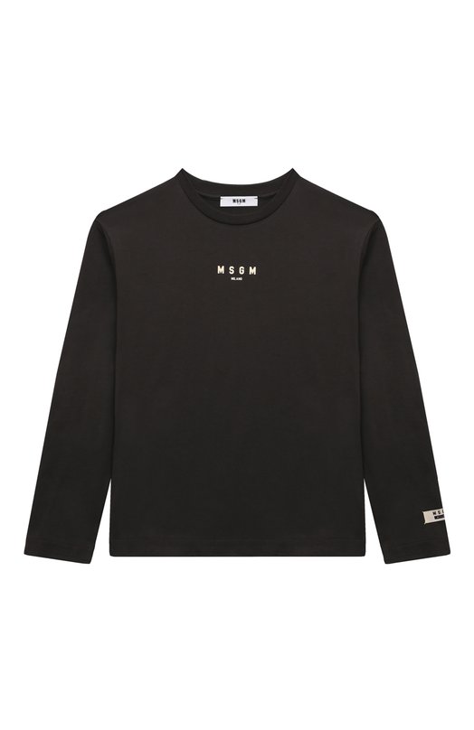 

Хлопковый лонгслив MSGM kids, Серый