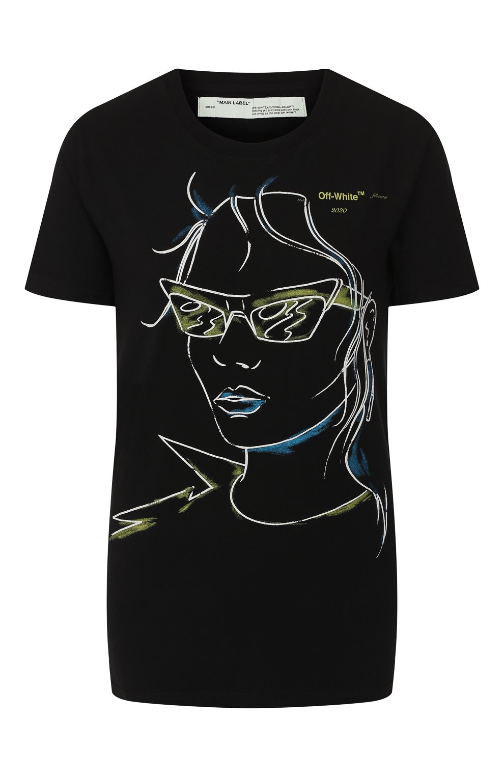 Хлопковая футболка OFF-WHITE, арт. 0WAA049E19B070621001, фото 1