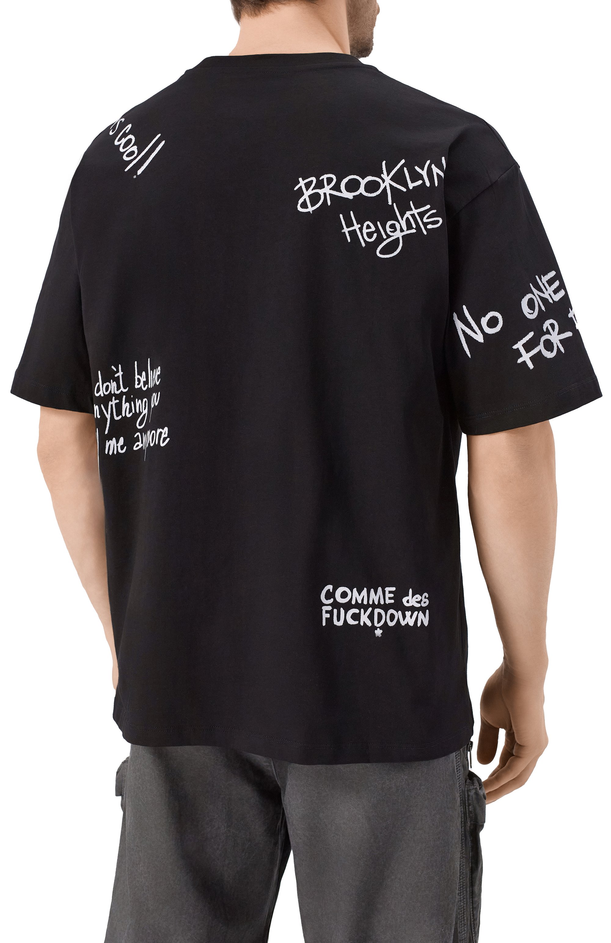 Хлопковая футболка COMME DES FUCKDOWN, арт. CFABM01552, фото 4