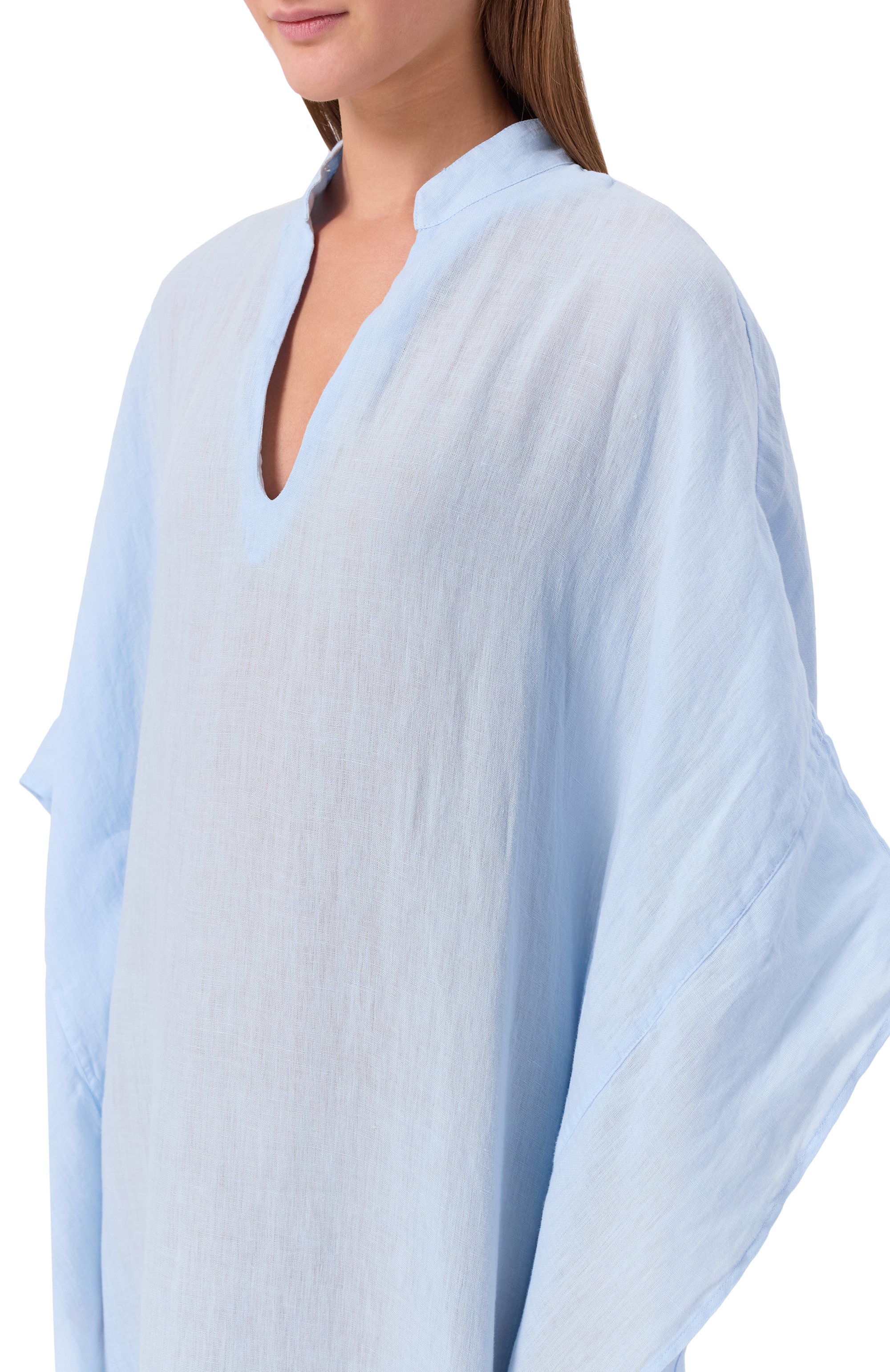 Льняная туника 120% LINO, арт. 33ALIW49FX/0000115, фото 4