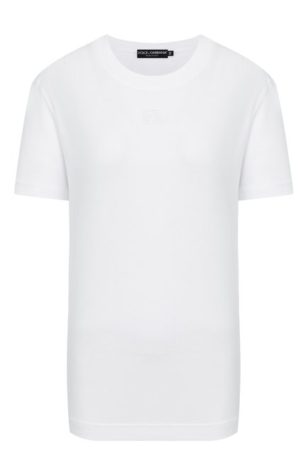 Женская хлопковая футболка DOLCE & GABBANA, арт. F8V42Z/GDC9C