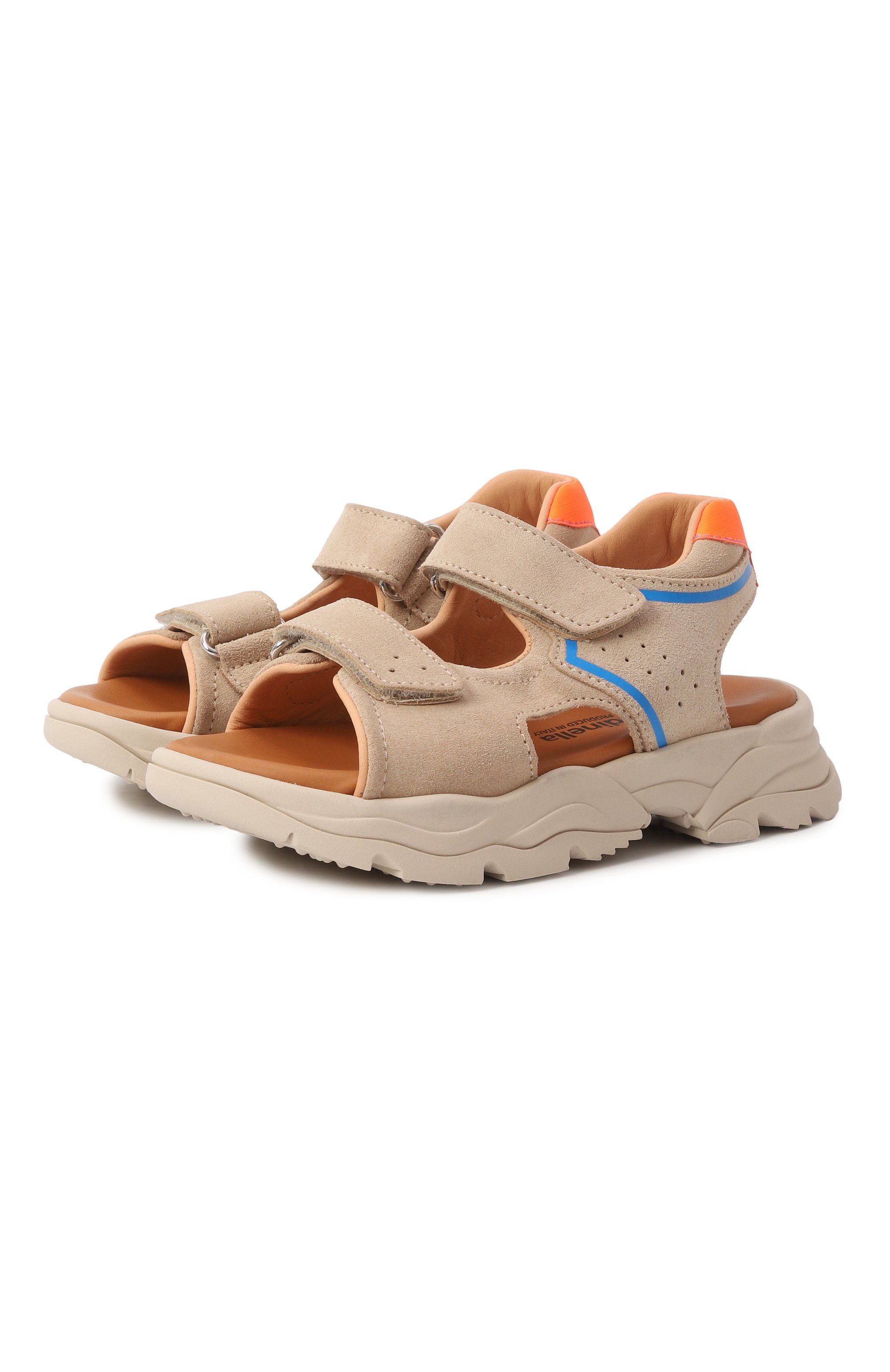 Замшевые сандалии RONDINELLA, арт. 0917-3R/24-27, фото 1