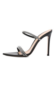 Кожаные мюли cannes 105 GIANVITO ROSSI, арт. G16090.15RIC.XCNBLBC, фото 2