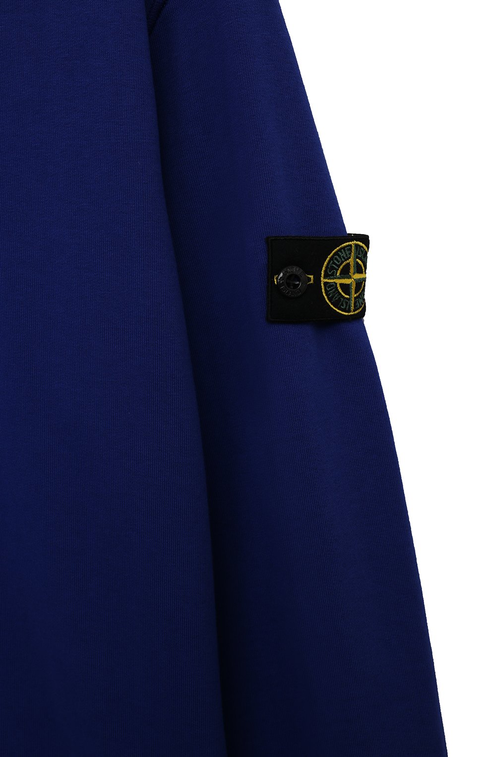 Хлопковый свитшот STONE ISLAND синего цвета по цене 14500 руб., арт. 801661340/6-8, фото 3 Хлопковый свитшот STONE ISLAND, арт. 801661340/6-8, фото 3